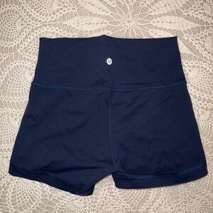 lululemon athletica Women's Navy High-Waisted Shorts